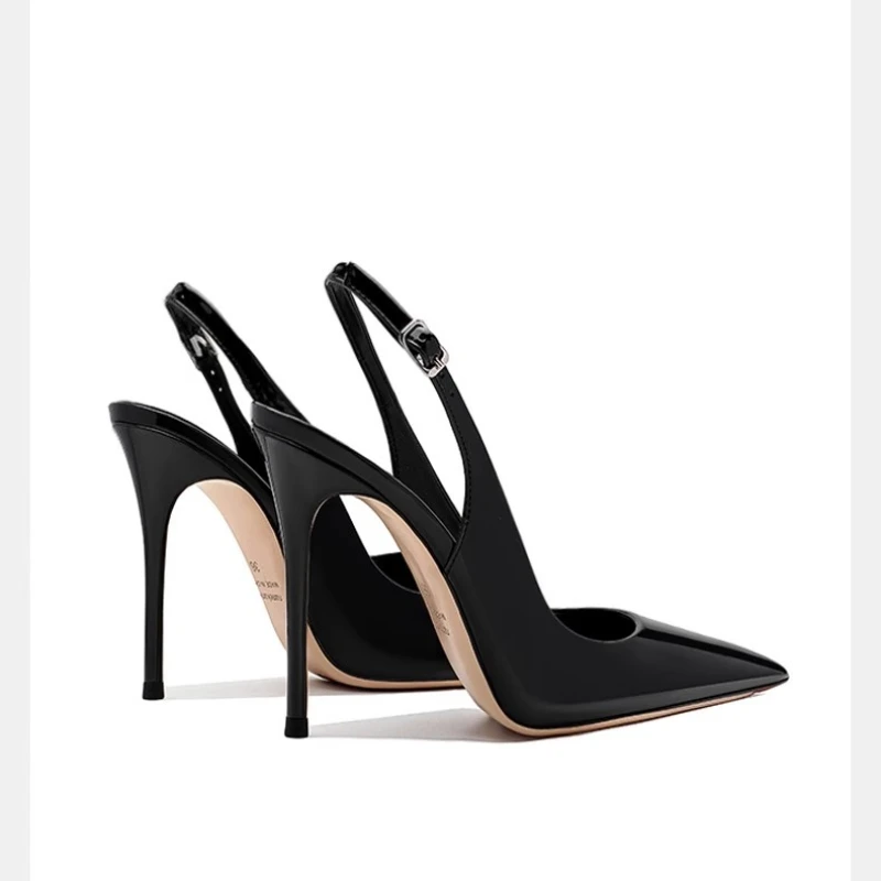 Sexy Ultra-high Heels Pointed  - Casual Sandal Leather review and price