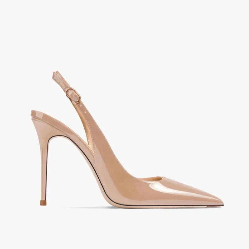 Sexy Ultra-high Heels Pointed  - Casual Sandal Leather review and price