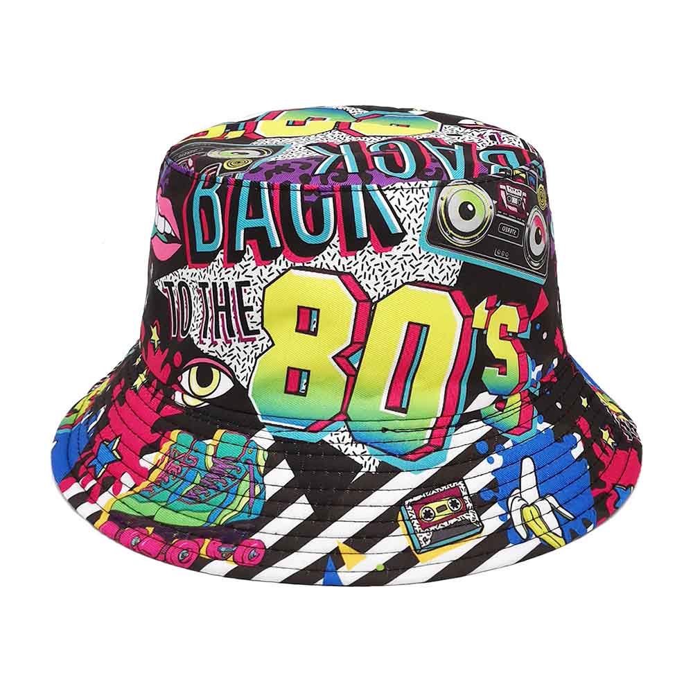 Retro 80 90s vintage Bucket Ha - Packable Hat Nylon review and price