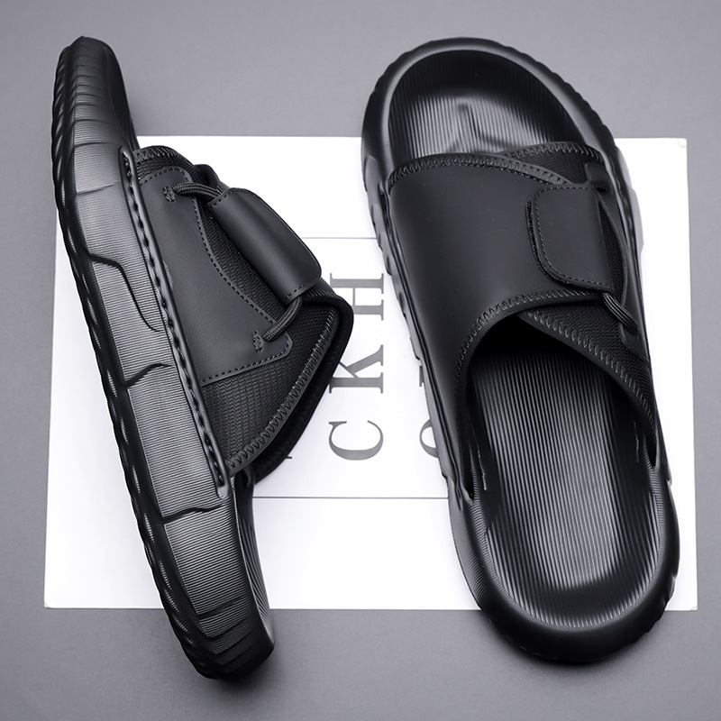 2026 Summer New Slippers for M - Flip Flop Leather Men review and price